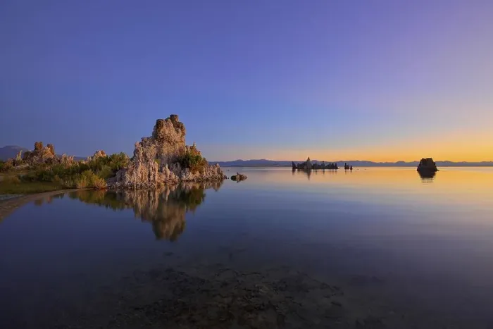 Framed Print : Dawn, Tufa Rocks at sunrise, calc-tuff rock formations Framed Print : Dawn, Tufa Rocks at sunrise, calc-tuff rock formations
