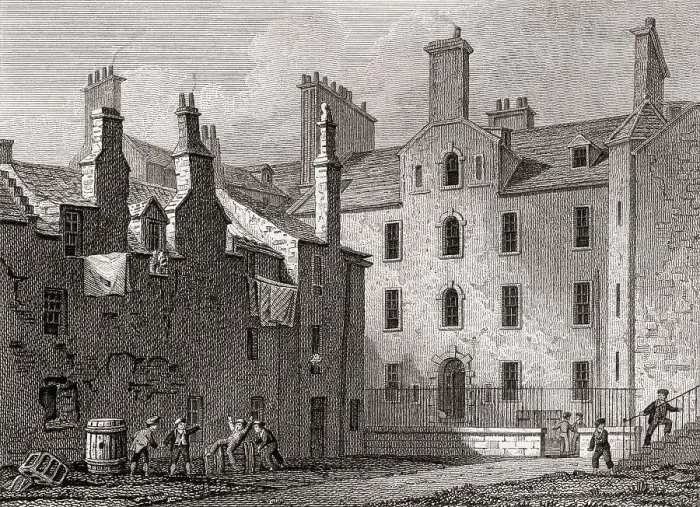 Framed Print : The deaf and dumb institute, Edinburgh