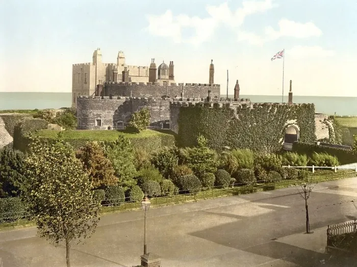 Framed Print : Deal Castle is a former coastal fortification and is considered to be the largest Framed Print : Deal Castle is a former coastal fortification and is considered to be the largest