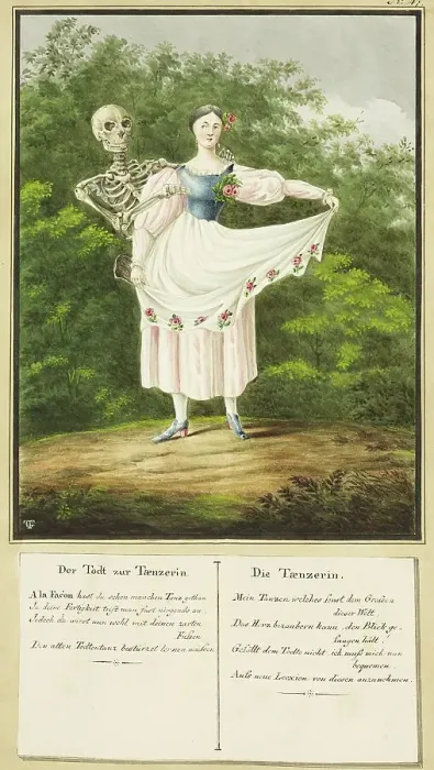 Framed Print : Death Comes to the Dancer, Todten-Tantz after Beck Framed Print : Death Comes to the Dancer, Todten-Tantz after Beck
