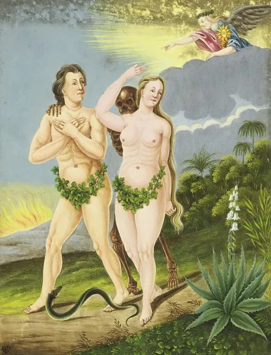Framed Print : Death Comes to the First People