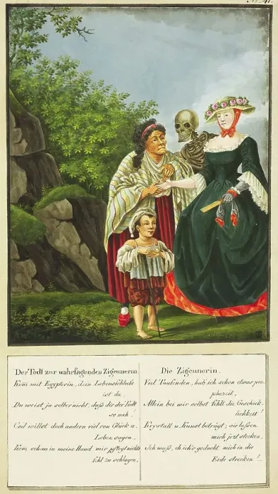 Framed Print : Death Comes to the Fortune-telling Gypsy Framed Print : Death Comes to the Fortune-telling Gypsy