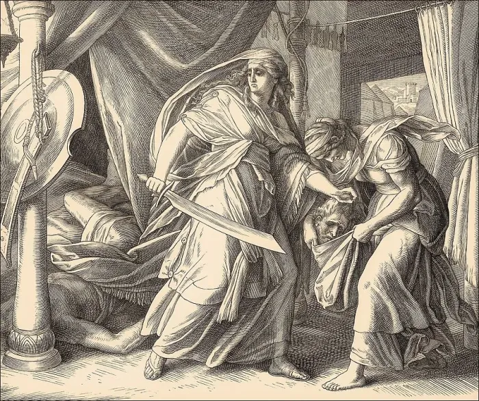 Framed Print : Death of Holofernes, Old Testament