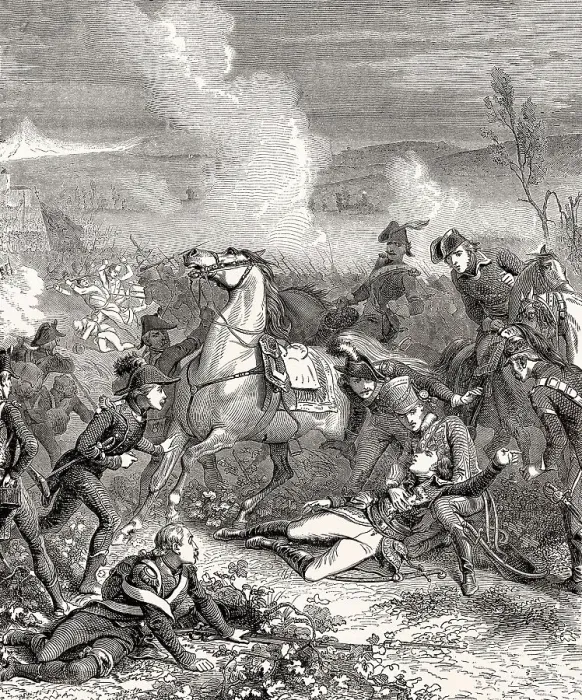 Framed Print : The death of Louis Charles Antoine Desaix