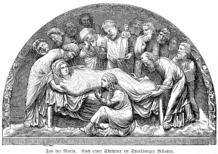 Framed Print : Death of Mary, apostle, religion