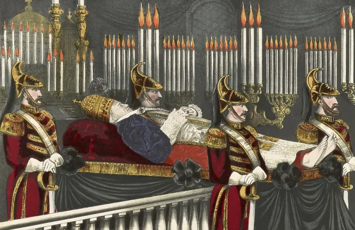 Framed Print : Death of Pope Pius IX, 1792 - 1878