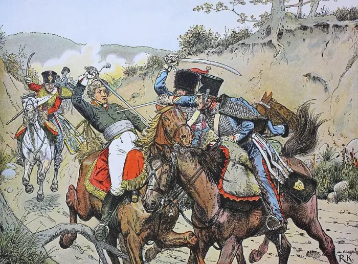 Framed Print : The death of Prince Louis Ferdinand of Prussia