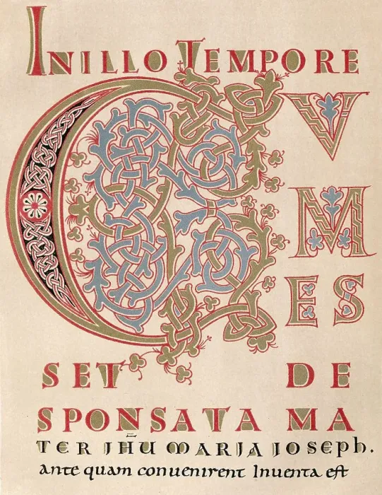 Framed Print : Decorated letter C from Sintram's Evangelium longum Framed Print : Decorated letter C from Sintram's Evangelium longum