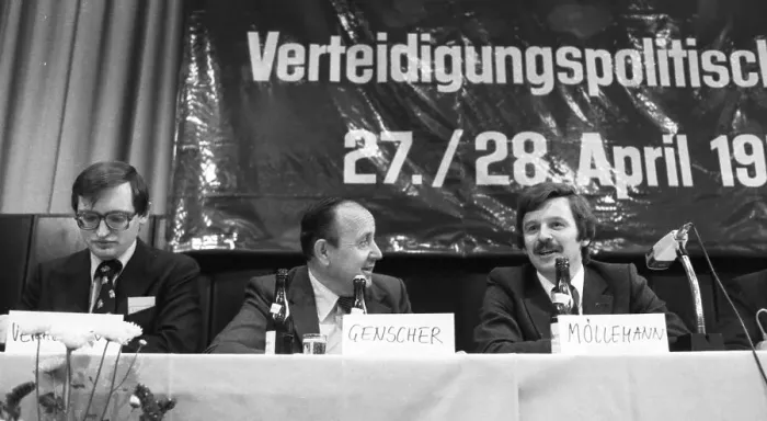 Framed Print : Defence policy congress of the Free Democratic Party (FDP) on 27