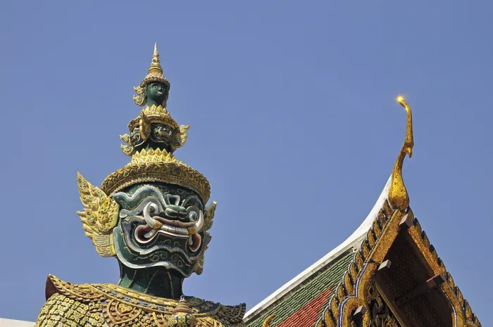 Framed Print : Demon guard (Dschaks), Wat Phra Kaeo Grand Palace (Temple of the Emerald Buddha) Framed Print : Demon guard (Dschaks), Wat Phra Kaeo Grand Palace (Temple of the Emerald Buddha)