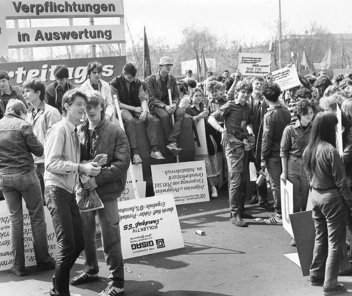 Framed Print : Demonstration on the 1st of May