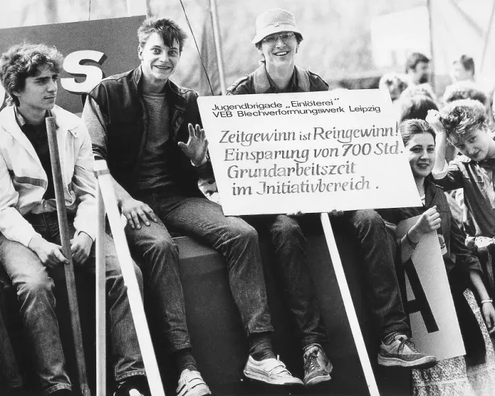 Framed Print : Demonstration on the 1st of May