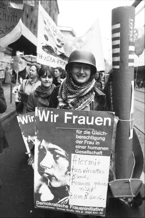 Framed Print : Demonstration by woman and men on International Women's Day Framed Print : Demonstration by woman and men on International Women's Day