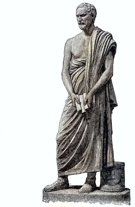 Framed Print : Demosthenes, 384 BC, 322 BC, was one of the most important Greek orators