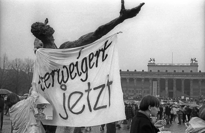 Framed Print : Denied now, Germany, Berlin, 01. 04. 1991, Europe