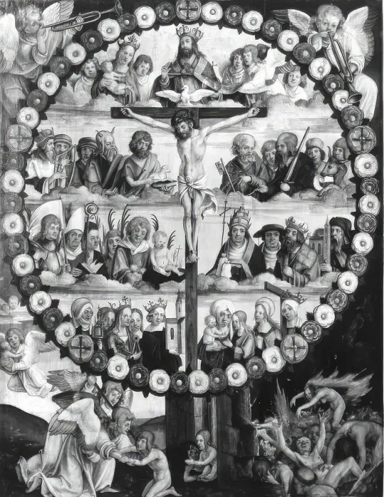 Framed Print : Depiction of the Last Judgment