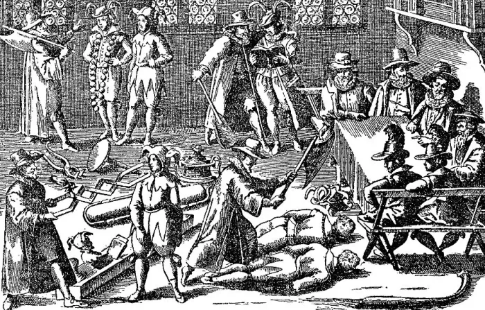 Framed Print : The deposition, depositio cornuum
