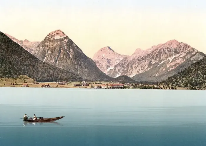 Framed Print : Der Achensee, Blick auf Pertisau Framed Print : Der Achensee, Blick auf Pertisau
