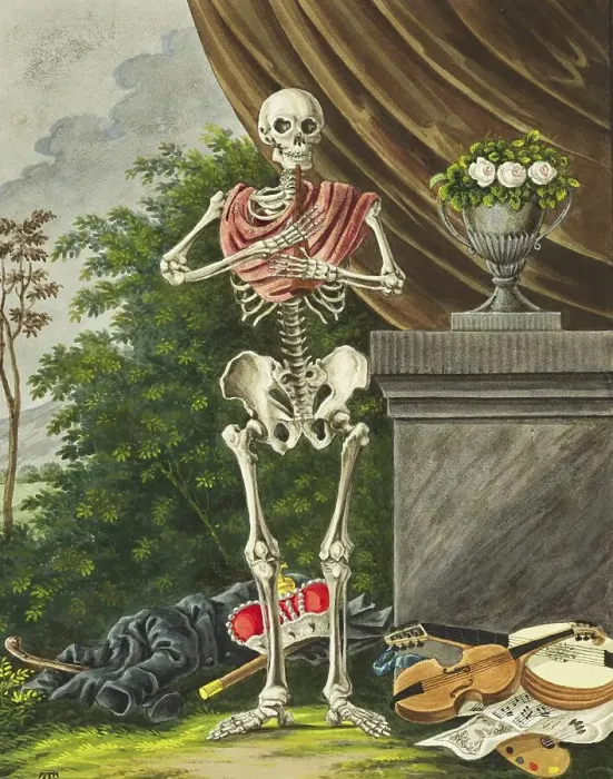 Framed Print : Der Tod kommt zu den Menschen, Totentanz Framed Print : Der Tod kommt zu den Menschen, Totentanz