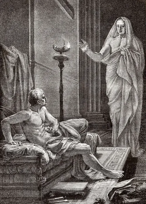Framed Print : Der Traum des roemischen Feldherrn Scipio Aemilianus