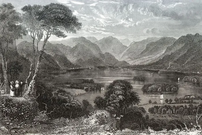 Framed Print : Derwentwater oder Derwent Water