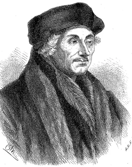 Framed Print : Desiderius Erasmus of Rotterdam