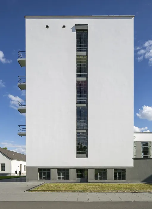 Framed Print : Dessau Bauhaus Prellerhaus 6382 built 1925-26 by Walter Gropius and others View from north