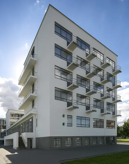 Framed Print : Dessau Bauhaus Prellerhaus 6393 built 1925-26 by Walter Gropius