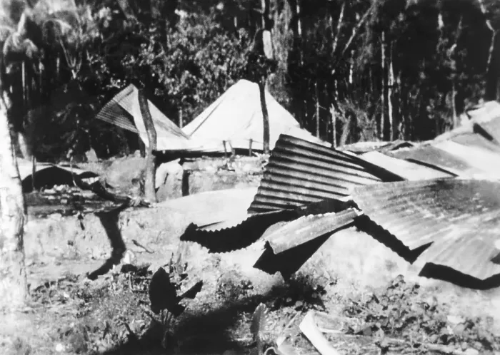 Framed Print : Destruction caused by riots between Hindus and Muslims in Noakhali, East Bengal, November 1946, India, Asia Framed Print : Destruction caused by riots between Hindus and Muslims in Noakhali, East Bengal, November 1946, India, Asia