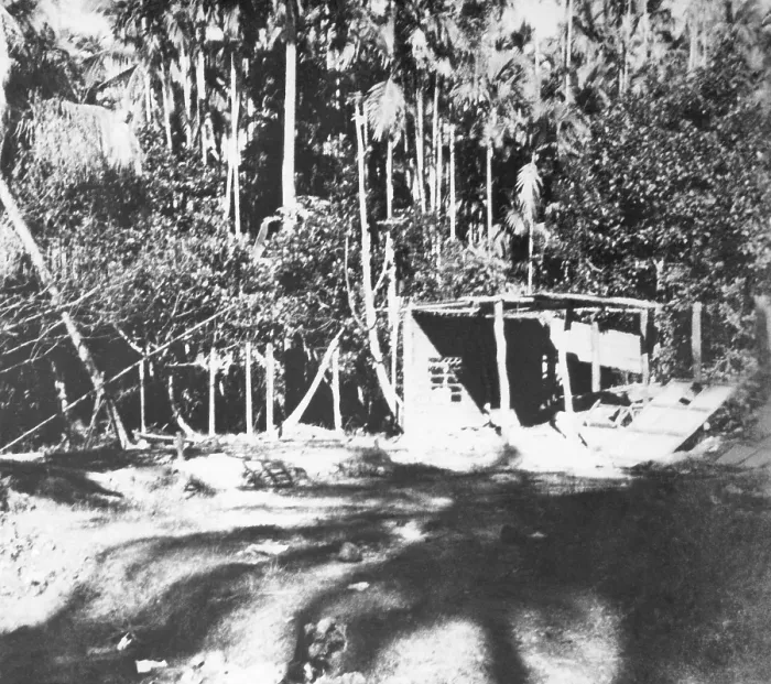 Framed Print : Destruction caused by riots between Hindus and Muslims in Noakhali East Bengal, November 1946, India, Asia