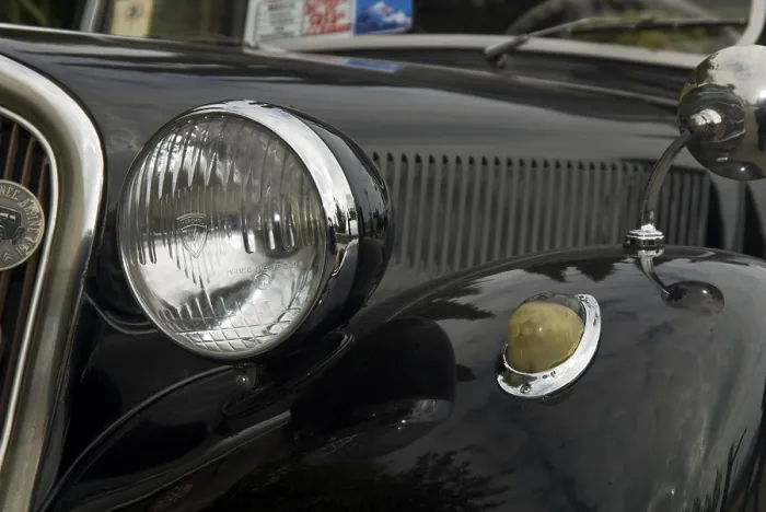 Framed Print : Detail, vintage car Framed Print : Detail, vintage car