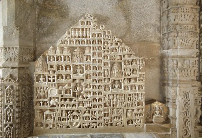 Framed Print : Details of Jain Marble Temple, Ranakpur, India Framed Print : Details of Jain Marble Temple, Ranakpur, India