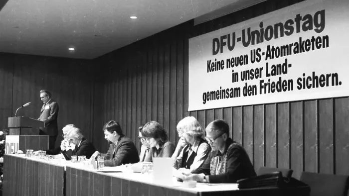 Framed Print : The DFU Union Congress (Party Congress) on 15