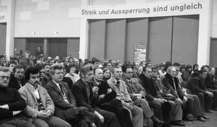 Framed Print : DGB rally for a ban on lock-outs 26
