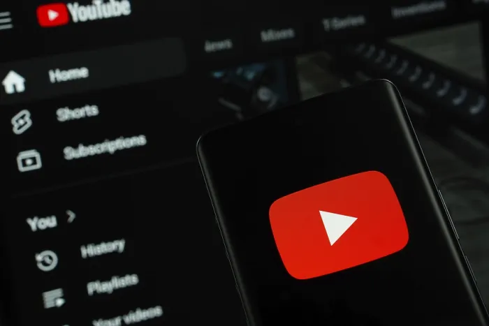 Framed Print : Dhaka, Bangladesh- 10 July 2025: Youtube logo is displayed on a smartphone screen Framed Print : Dhaka, Bangladesh- 10 July 2025: Youtube logo is displayed on a smartphone screen