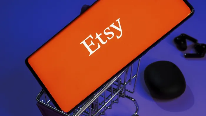 Framed Print : Dhaka, Bangladesh 19 April 2025:Etsy is American e-commerce company focused on handmade items and craft supplies
