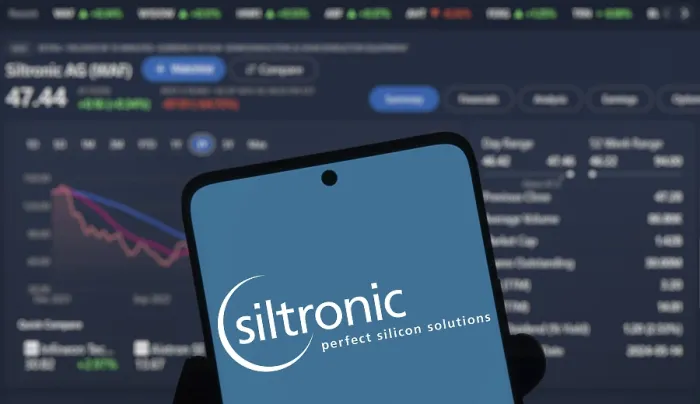 Framed Print : Dhaka, Bangladesh- Siltronic AG logo is displayed on smartphone Framed Print : Dhaka, Bangladesh- Siltronic AG logo is displayed on smartphone
