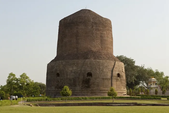 Framed Print : Dhamekh Stupa, Buddha taught here