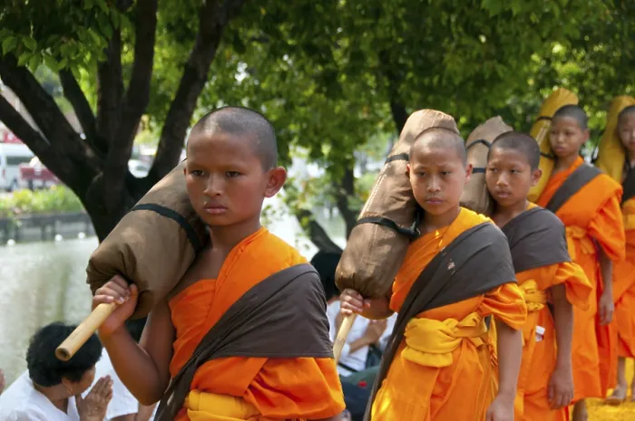 Framed Print : Dhutanga (Known in Thai as Thudong') is a group of thirteen austerities