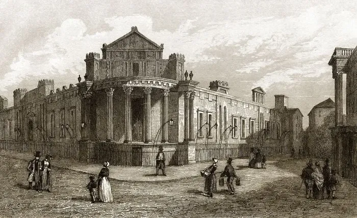 Framed Print : Die Bank von England, London, 19. Jahrhundert