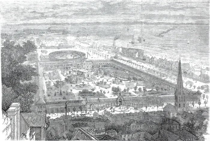 Framed Print : Die internationale maritime Ausstellung in Le Havre