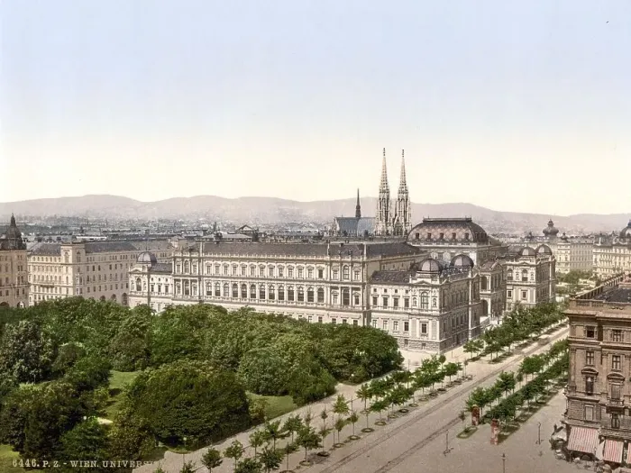 Framed Print : Die Universitaet, Wien, Oesterreich