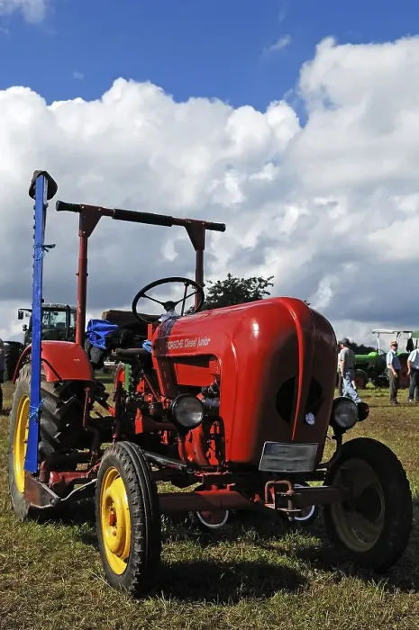 Framed Print : Diesel-engined Porsche Junior tractor Framed Print : Diesel-engined Porsche Junior tractor