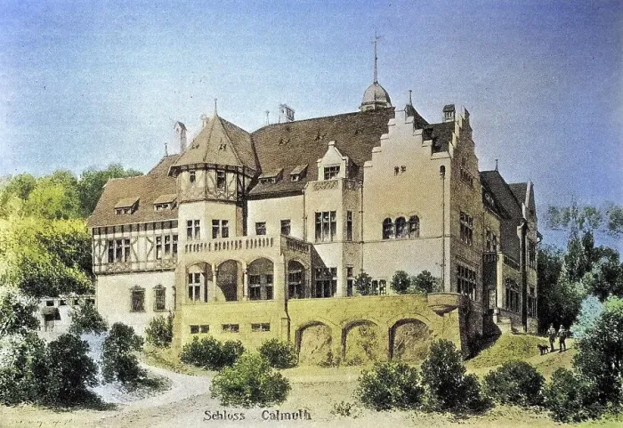 Framed Print : Digitally restored, Das Schloss Calmuth ist ein Schloss im Calmuth-Tal zwischen Remagen und Oberwinter Framed Print : Digitally restored, Das Schloss Calmuth ist ein Schloss im Calmuth-Tal zwischen Remagen und Oberwinter