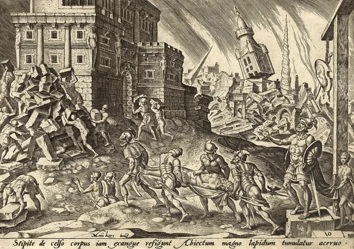 Framed Print : From The Disasters of The Jewish People