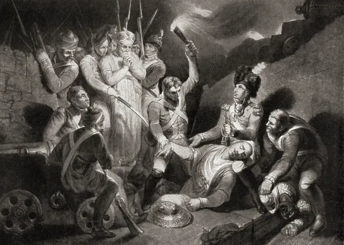 Framed Print : Discovery of the body of Tipu Sahib, Seringapatam 1799 Framed Print : Discovery of the body of Tipu Sahib, Seringapatam 1799