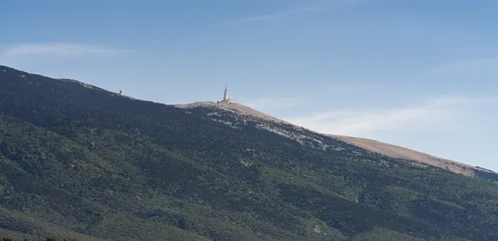 Framed Print : Distant view showing the summit of Mont Ventoux