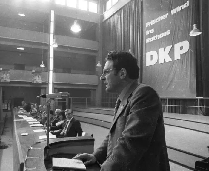 Framed Print : The DKP devoted a conference to local politics on 23 March 1974 in Bottrop Framed Print : The DKP devoted a conference to local politics on 23 March 1974 in Bottrop