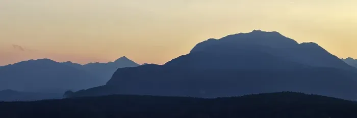 Framed Print : Dobratsch in the evening light