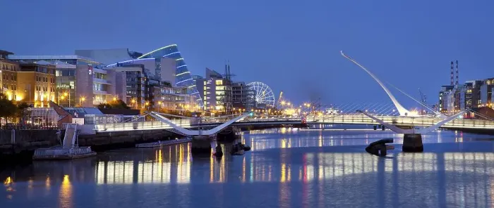 Framed Print : The Docklands, the former port area